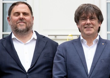 Puigdemont y Junqueras se reúnen este jueves