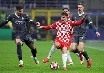 El Girona dice adiós a la Champions en San Siro