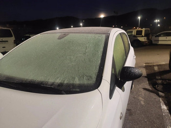 Los termómetros caen en Molina de Aragón a -11,1º grados